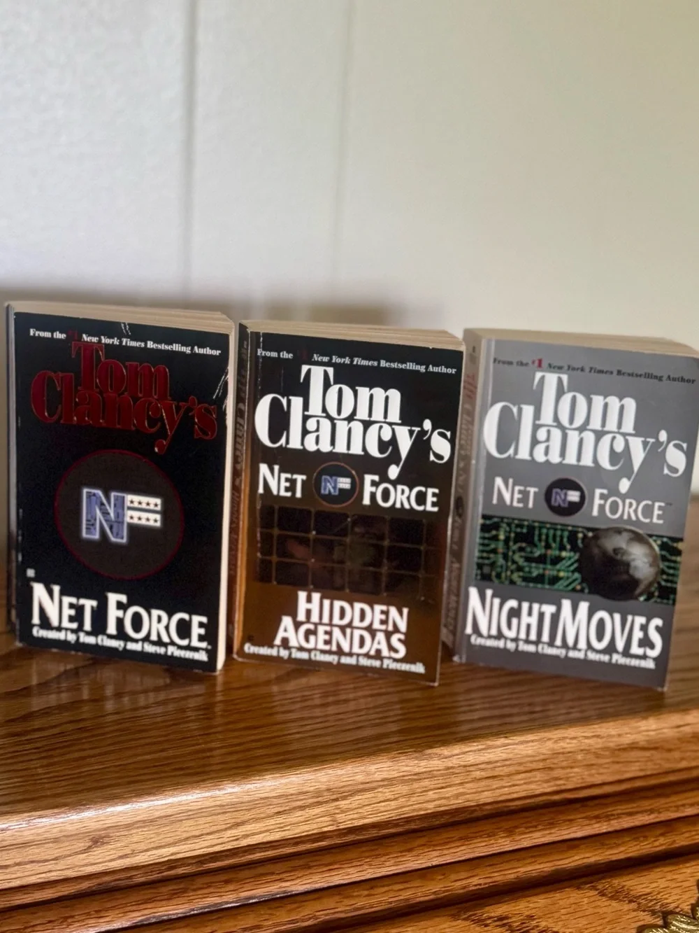 Tom Clancy's Net Force Starter Bundle 1-3, Techno Thriller Paperbacks